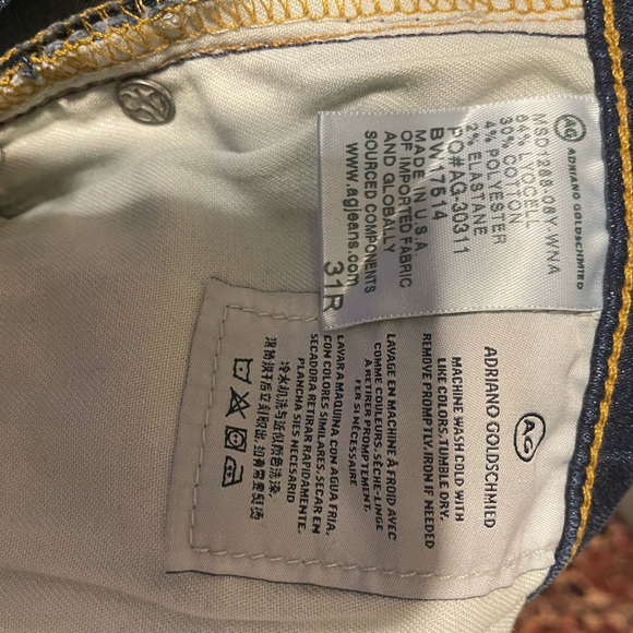 AG The Legging Ankle Super Skinny Jeans Sz 31 - Picture 8 of 8
